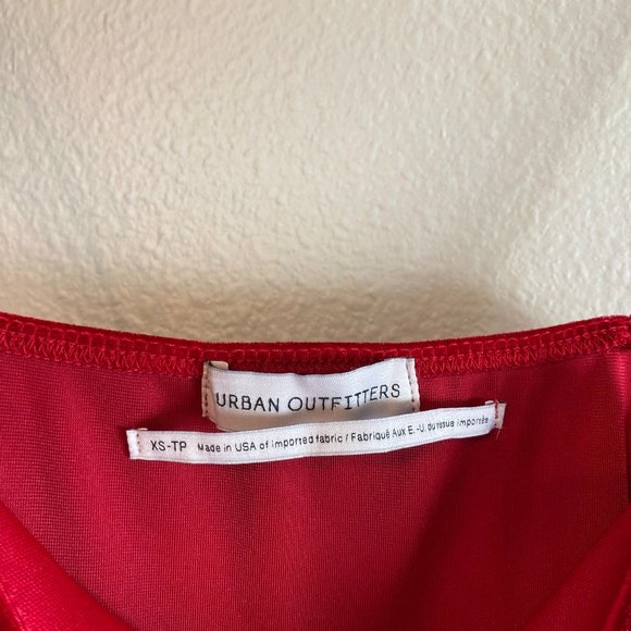 Urban Outfitter Velvety Minidress Red - Picture 5 of 5